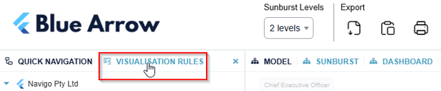 blue-arrow-visualisation-rules-interface