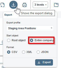 staging-area-export-dialog
